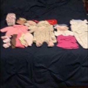 Newborn baby girl bundle